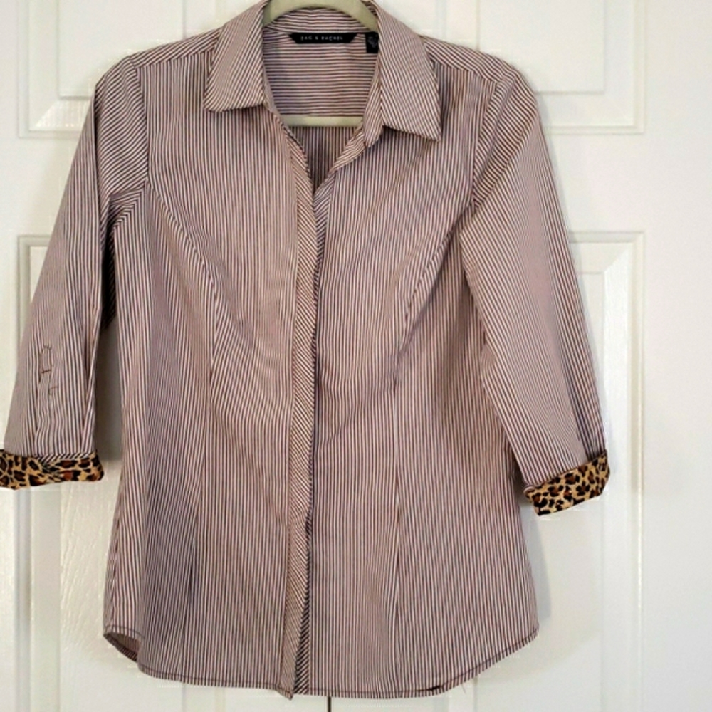 Zac & Rachel Button Down Shirt Blouse